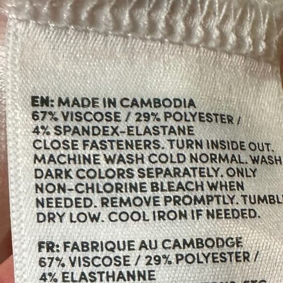 Lands' End coral Pink & White Sleeveless Tank Top Size medium - Picture 9 of 10